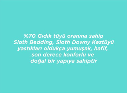 Slothy Down Kaz Tüyü Yastık